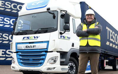 Pioneering into the new Year with the UK’s first commercial electric articulated HGVs