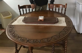 Protecting Precious Memories: 100-year-old Dining Table delivered to Australia
